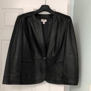 Leather Blazer